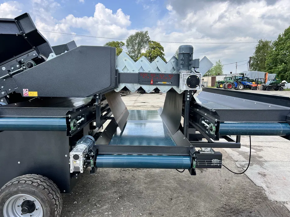 nowy kosz przyjęciowy do warzyw domasz kpm 12 plus 3 taśmy